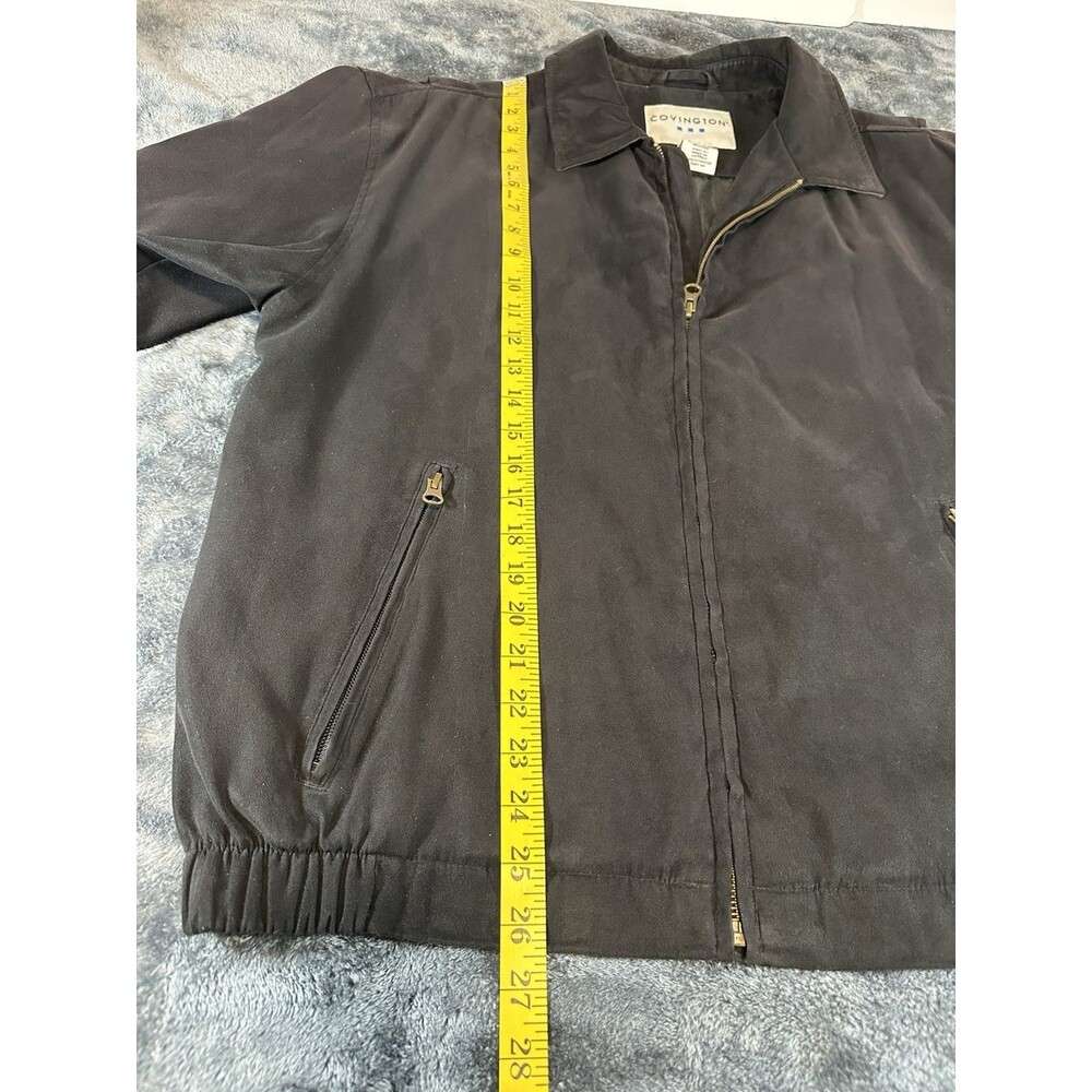 Covington Men's Outerwear Jacket Zipper Front Long Sleeve Black Size Size M - Picture 4 of 11